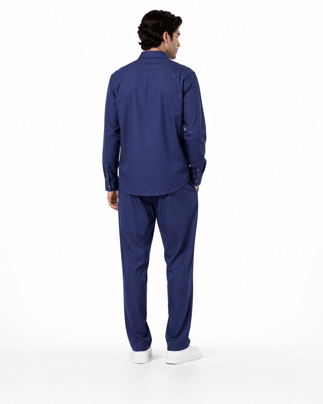 Blue Co-ord Set With Flap Pockets