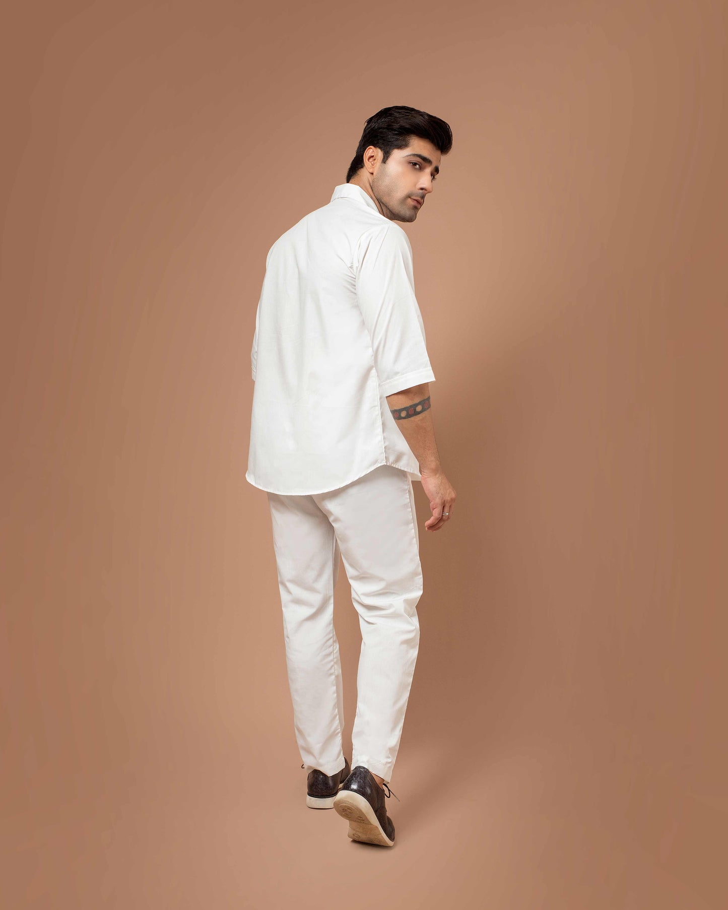 White Men Co-ord Set