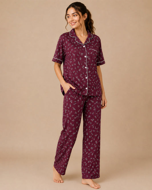 Nightwear - Maroon