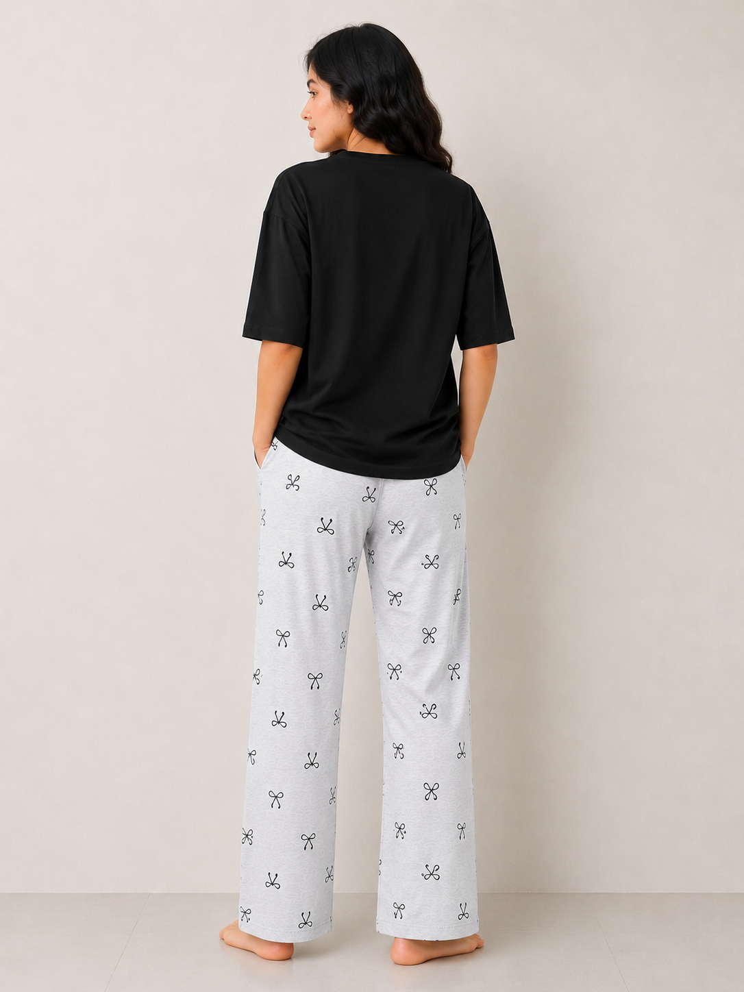 Nightwear - Black Bow