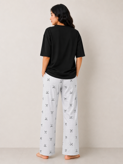 Nightwear - Black Bow