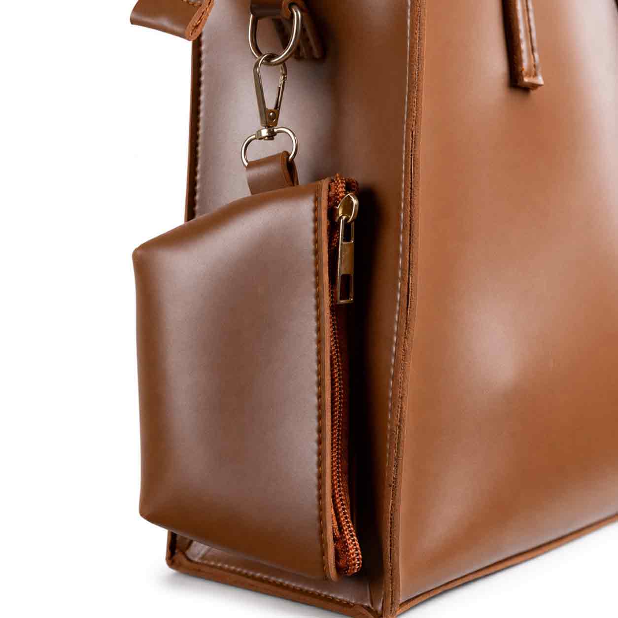 Luna Tote Bag - Brown