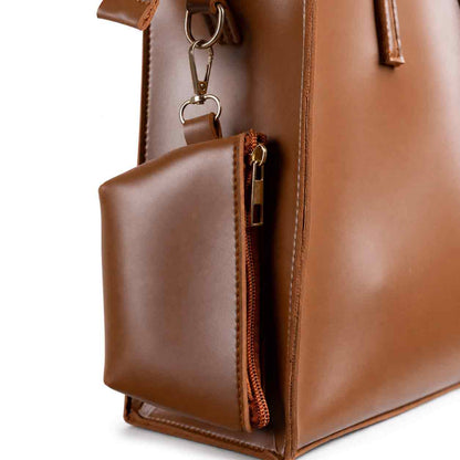 Luna Tote Bag - Brown