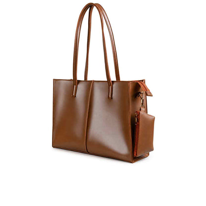Luna Tote Bag - Brown
