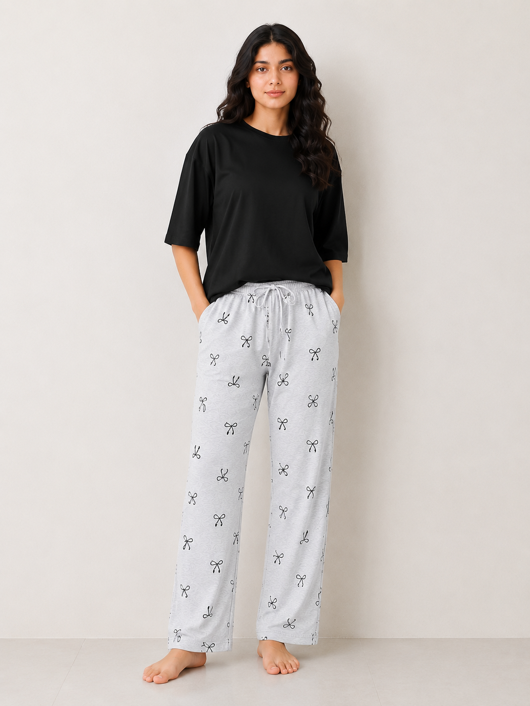 Nightwear - Black Bow