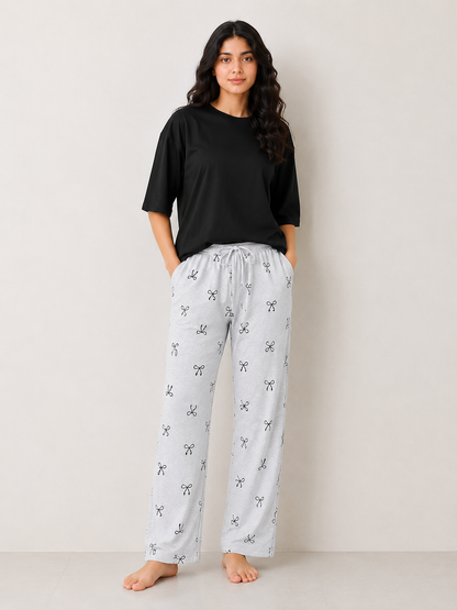 Nightwear - Black Bow