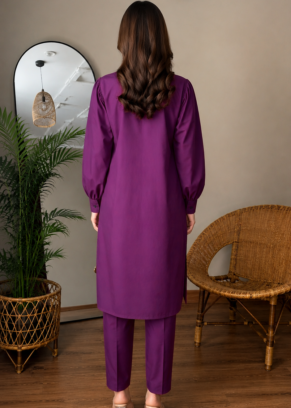 Plum noir Co-ord Set