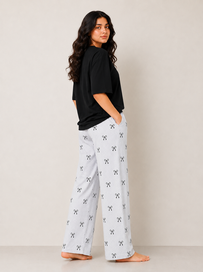Nightwear - Black Bow